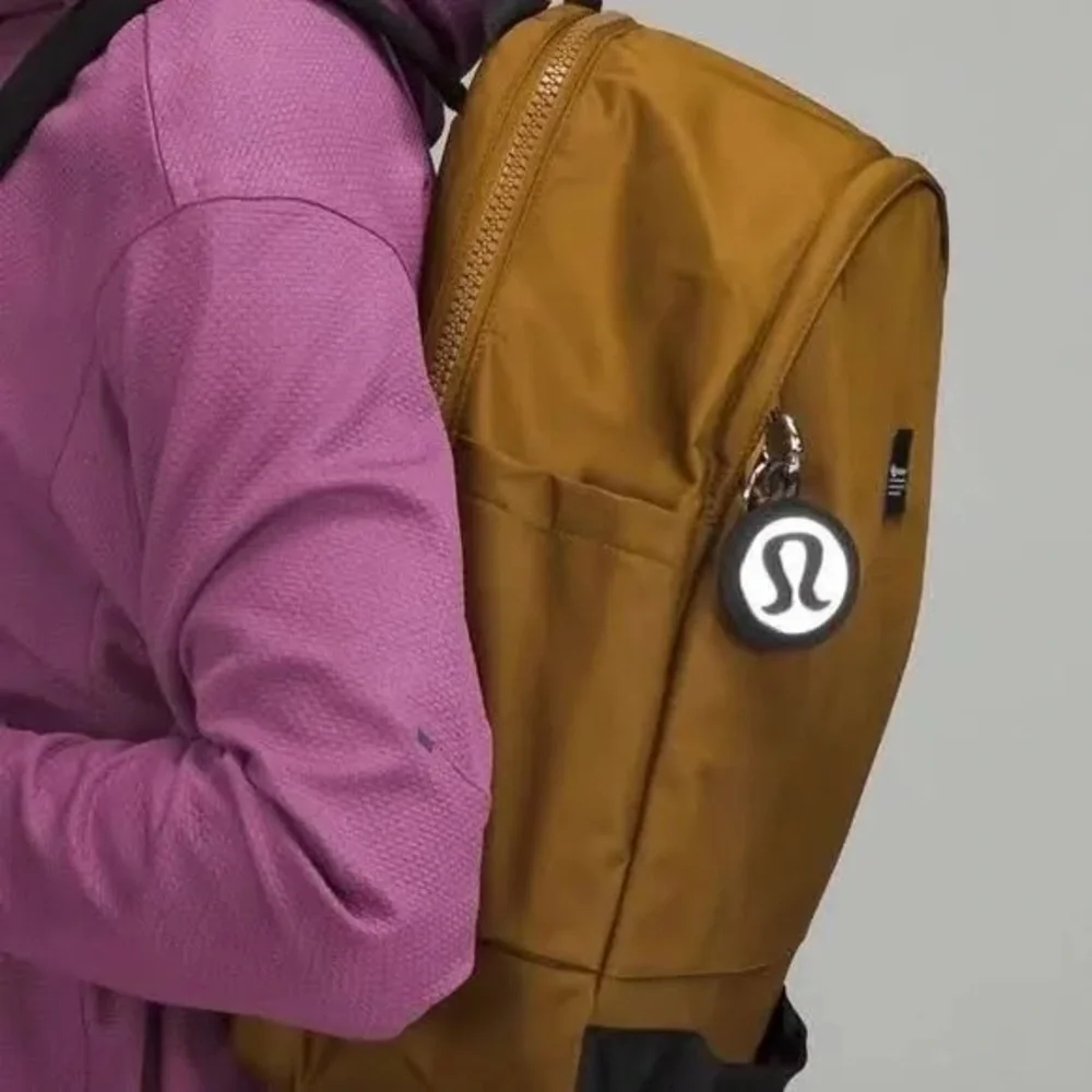 Lululemon Black and Silver Logo Bag Charm & Keychain in “LOVE” NEW - Picture 2 of 9